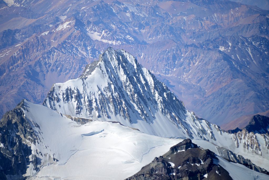 17 Cerro Reichert, La Mano And Cerro Link Close Up From Aconcagua Camp 3 Colera